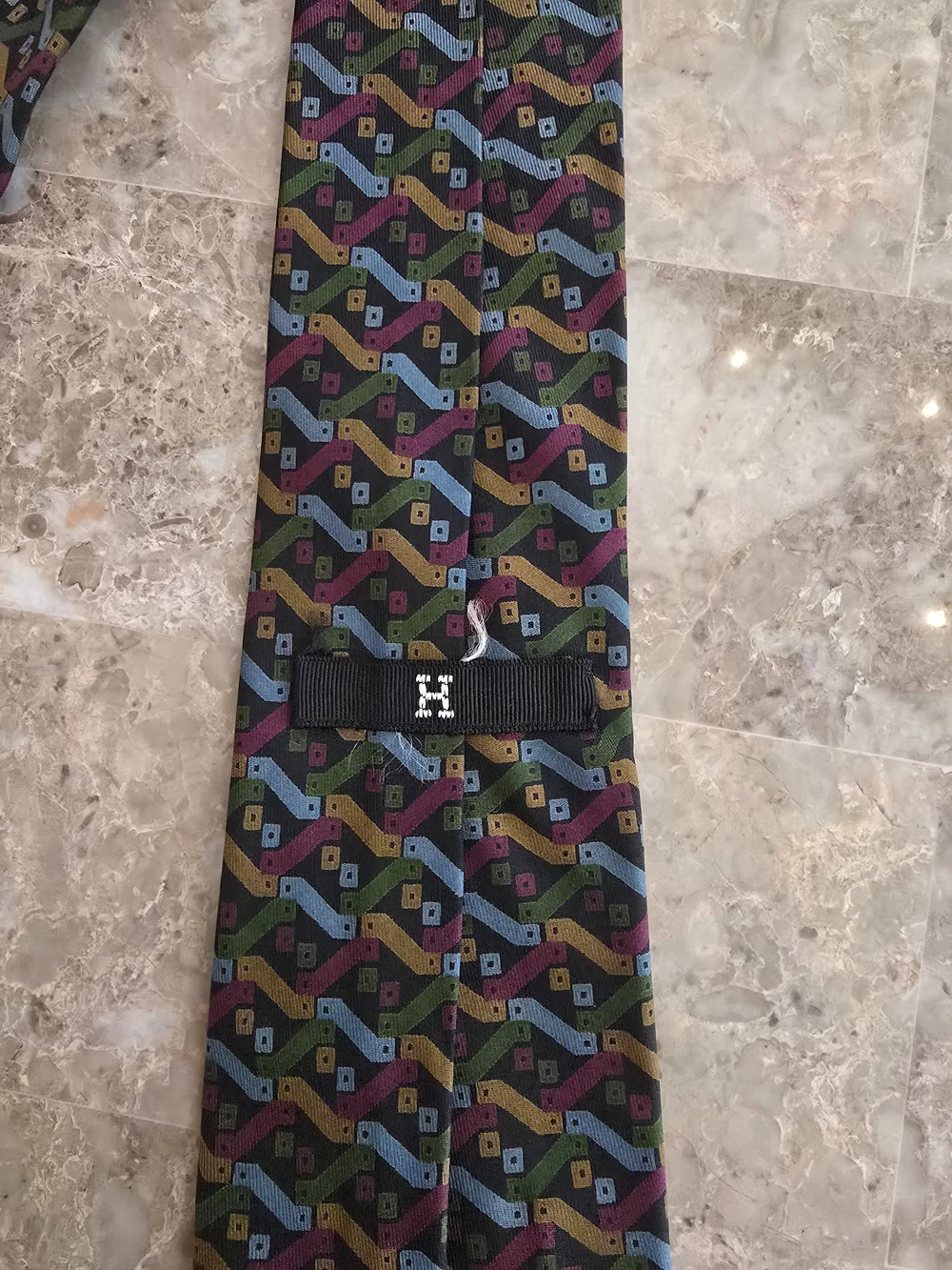 Vintage HERMES Abstract Tie